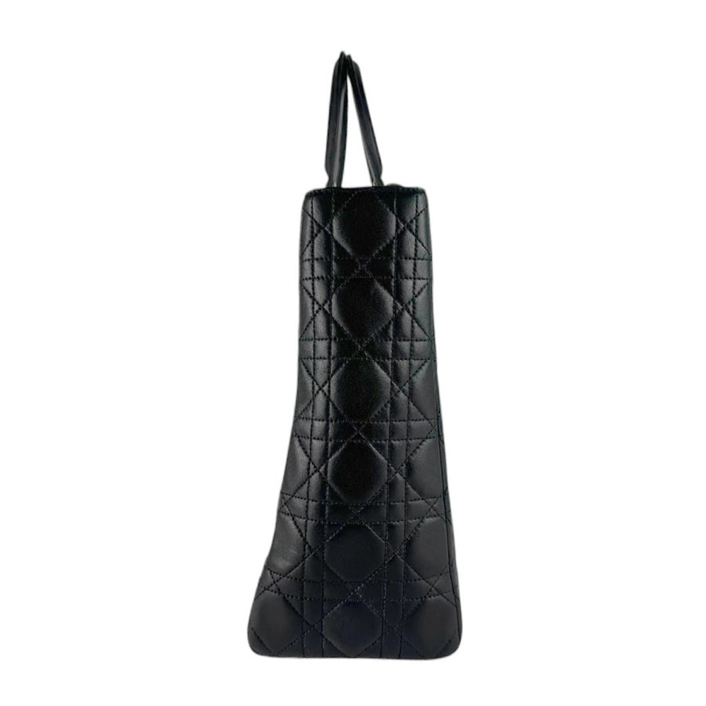 Dior Black leather Shoulder Lady Christian 2way Bag